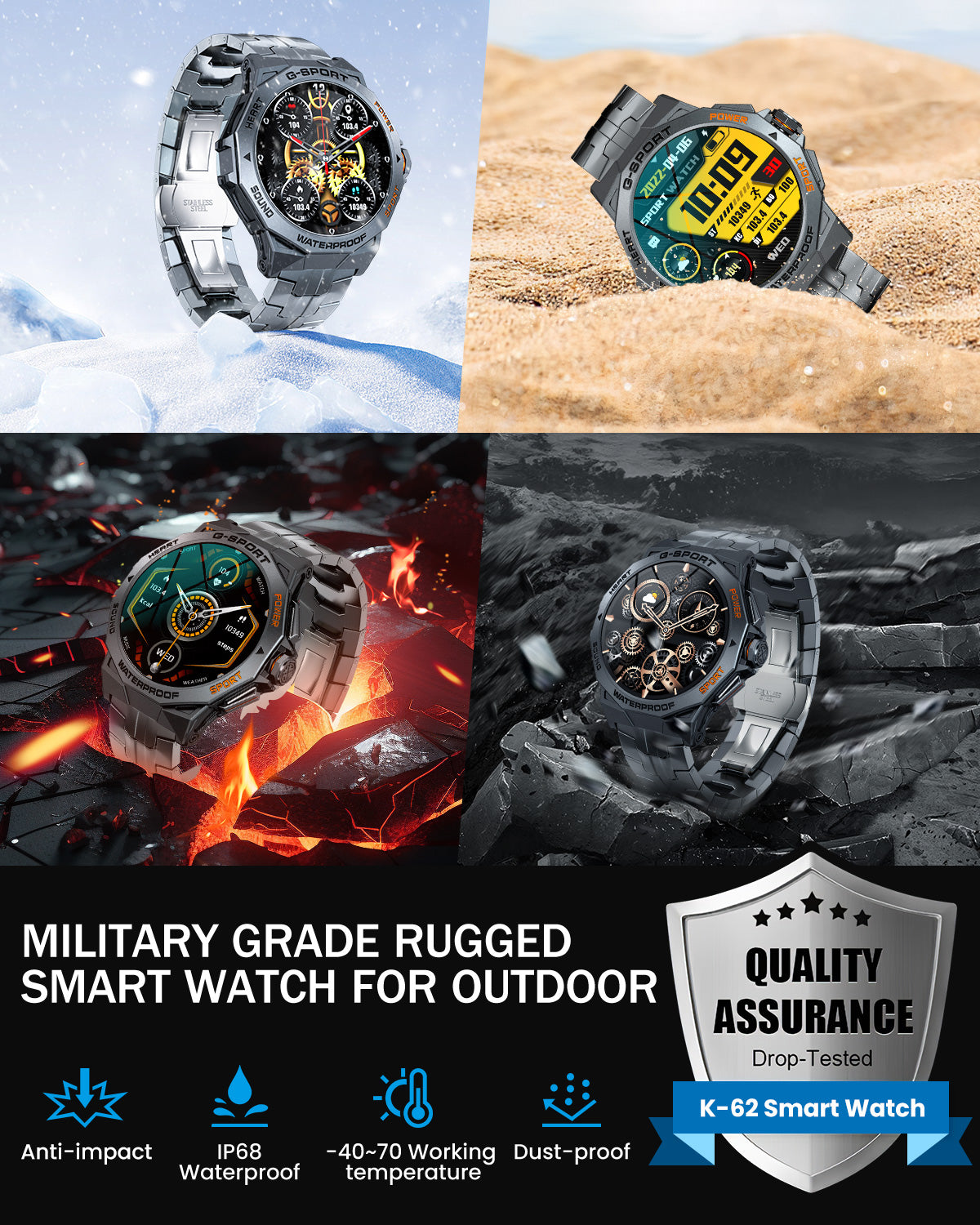 K295 Smart Watch for Men