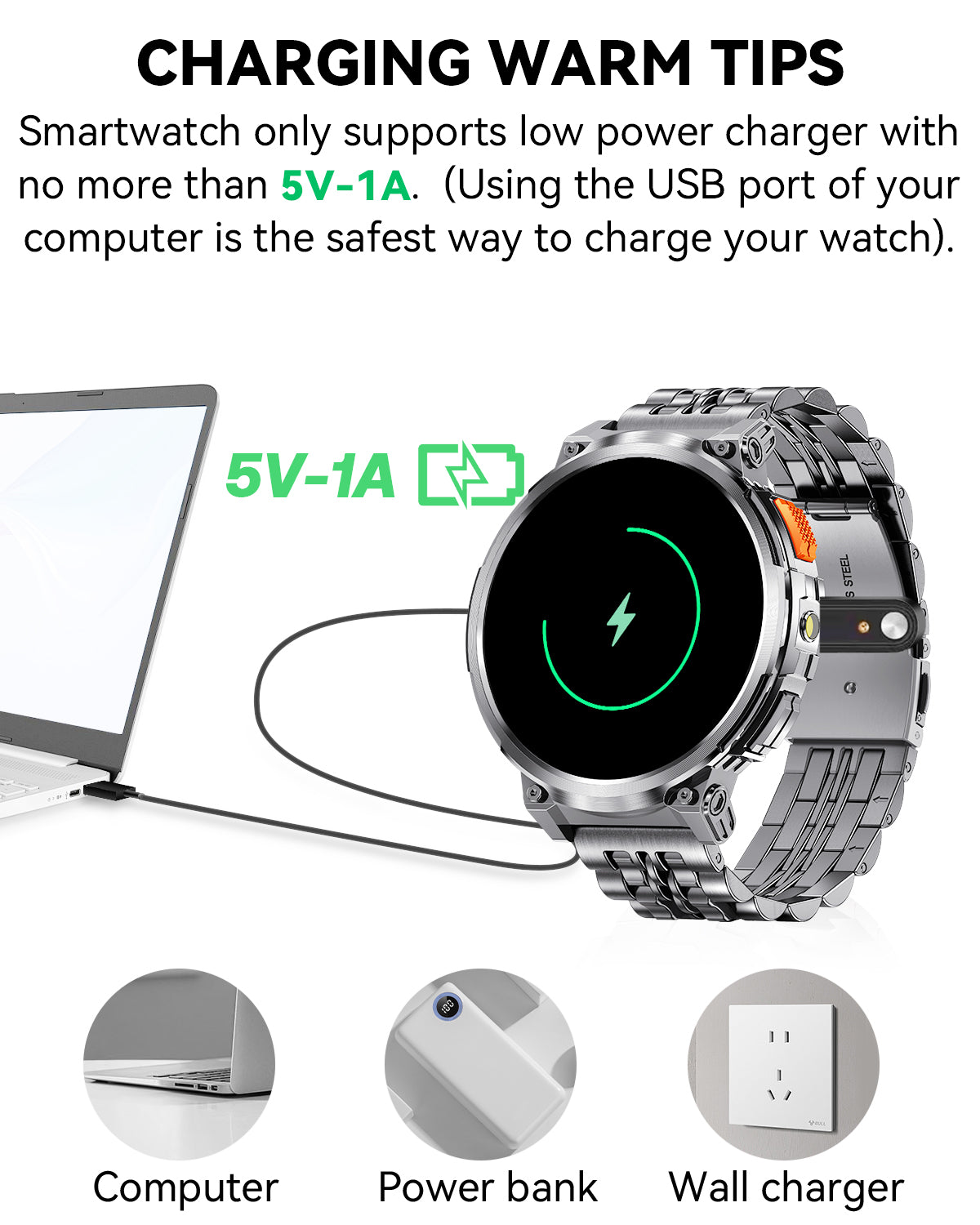 Smart Watch Charging Cable
