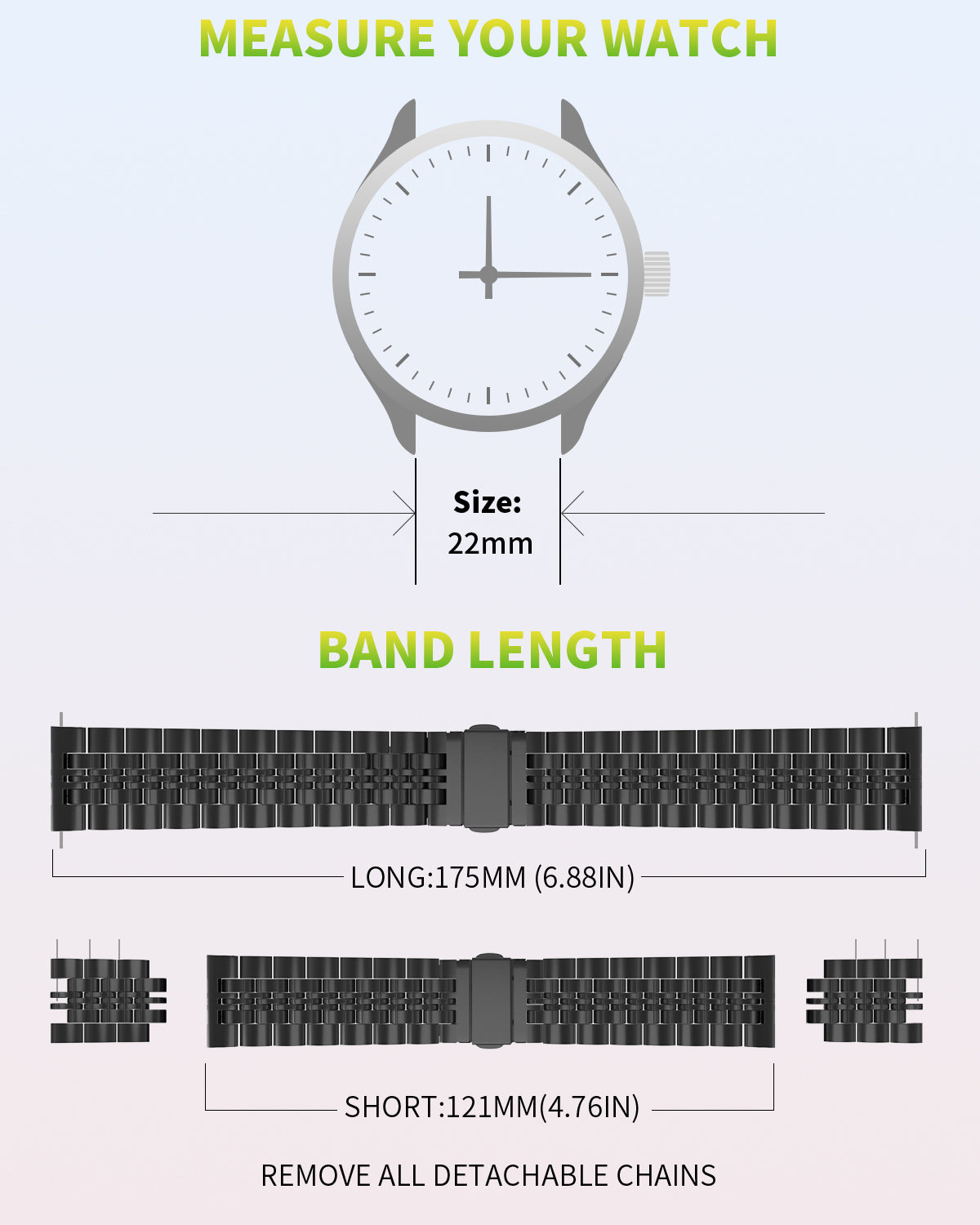 22mm YL Metal Strap