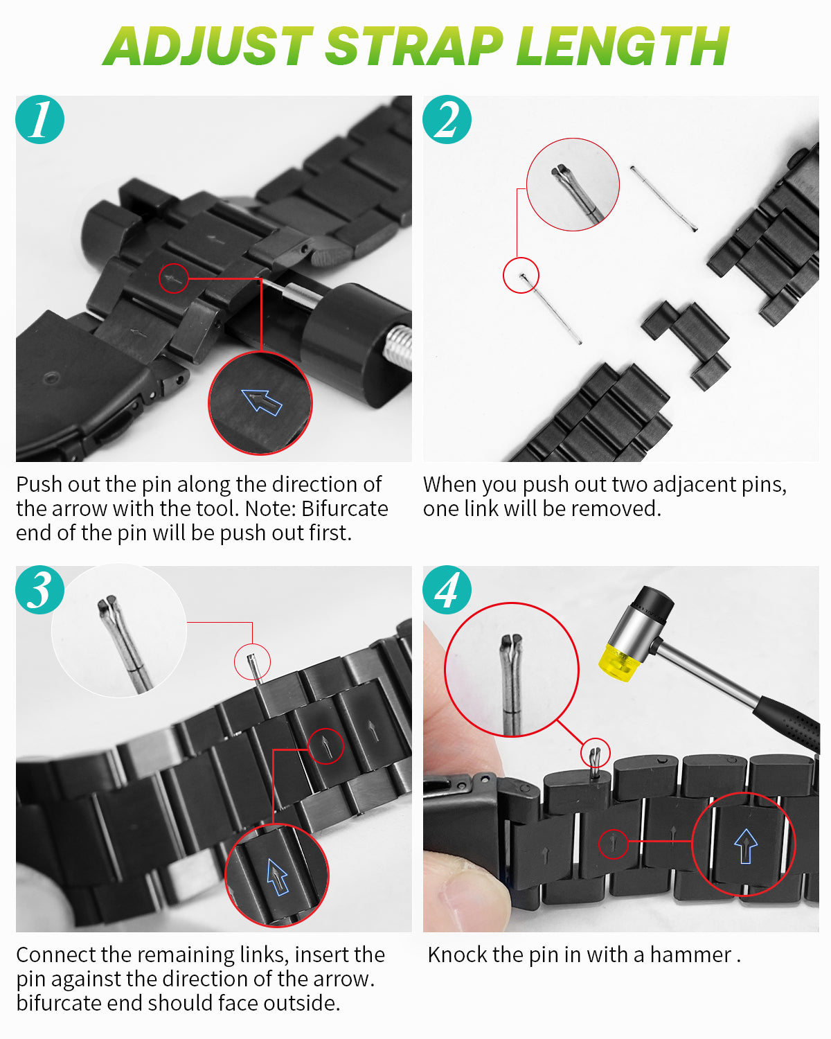 22mm PG Metal Strap