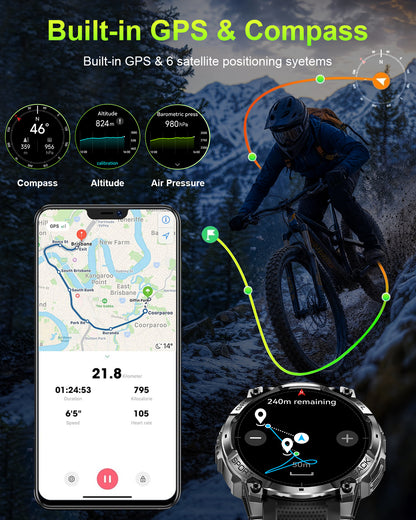K306 GPS Smart watch for men