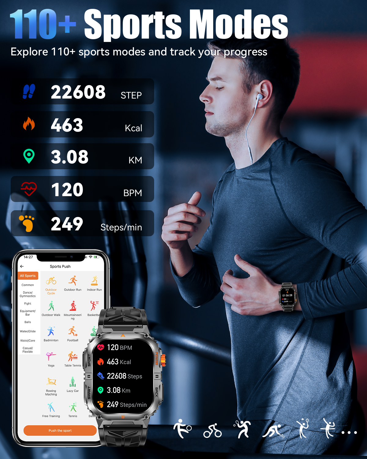 K304 Smart watch for men