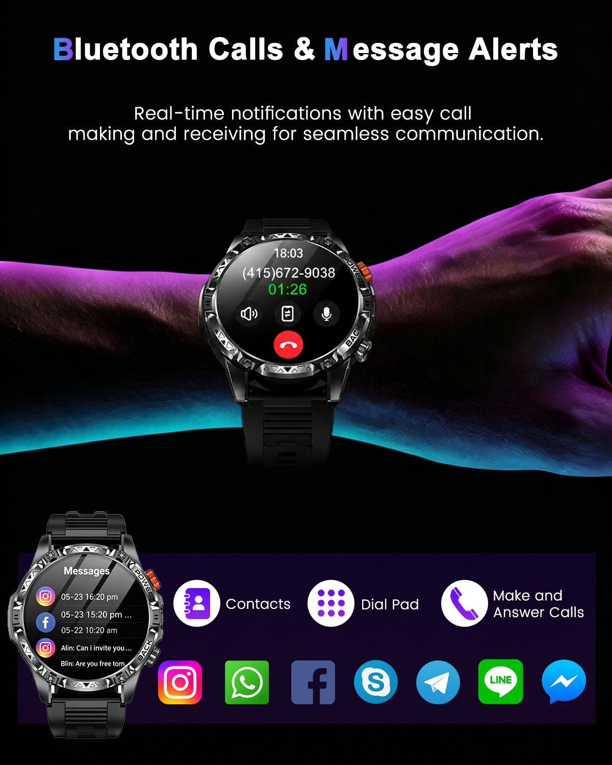 K305 Smart Watch for men