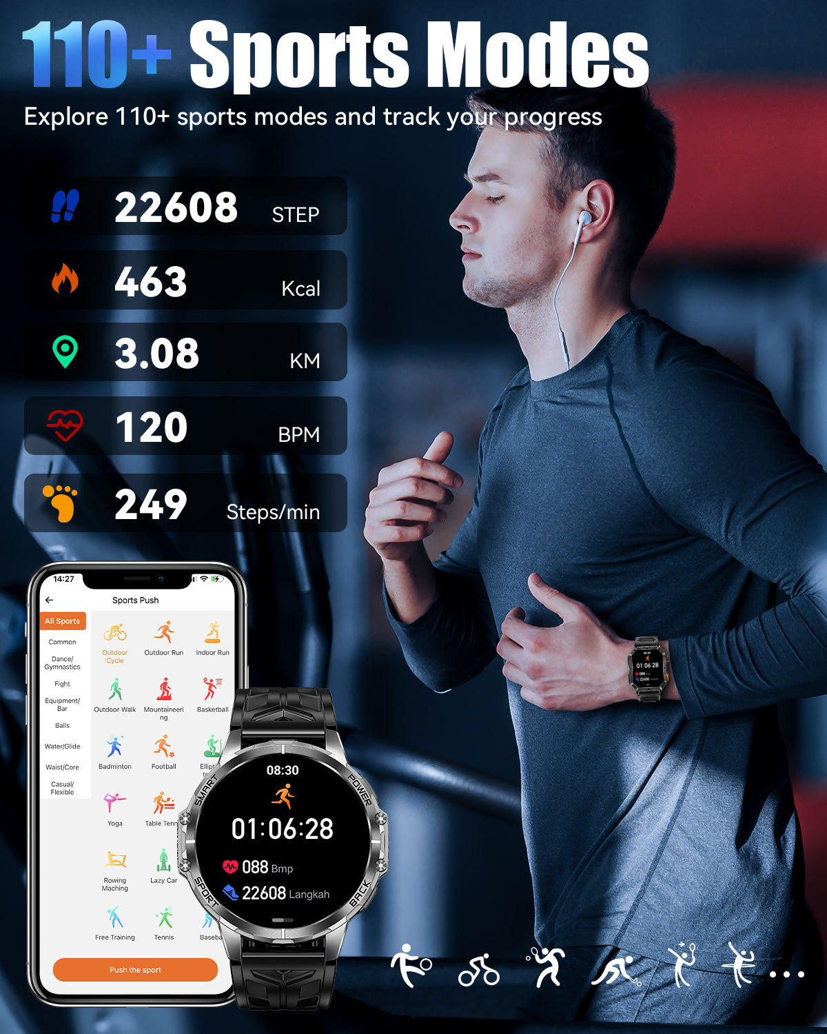 K307 Smart watch for men